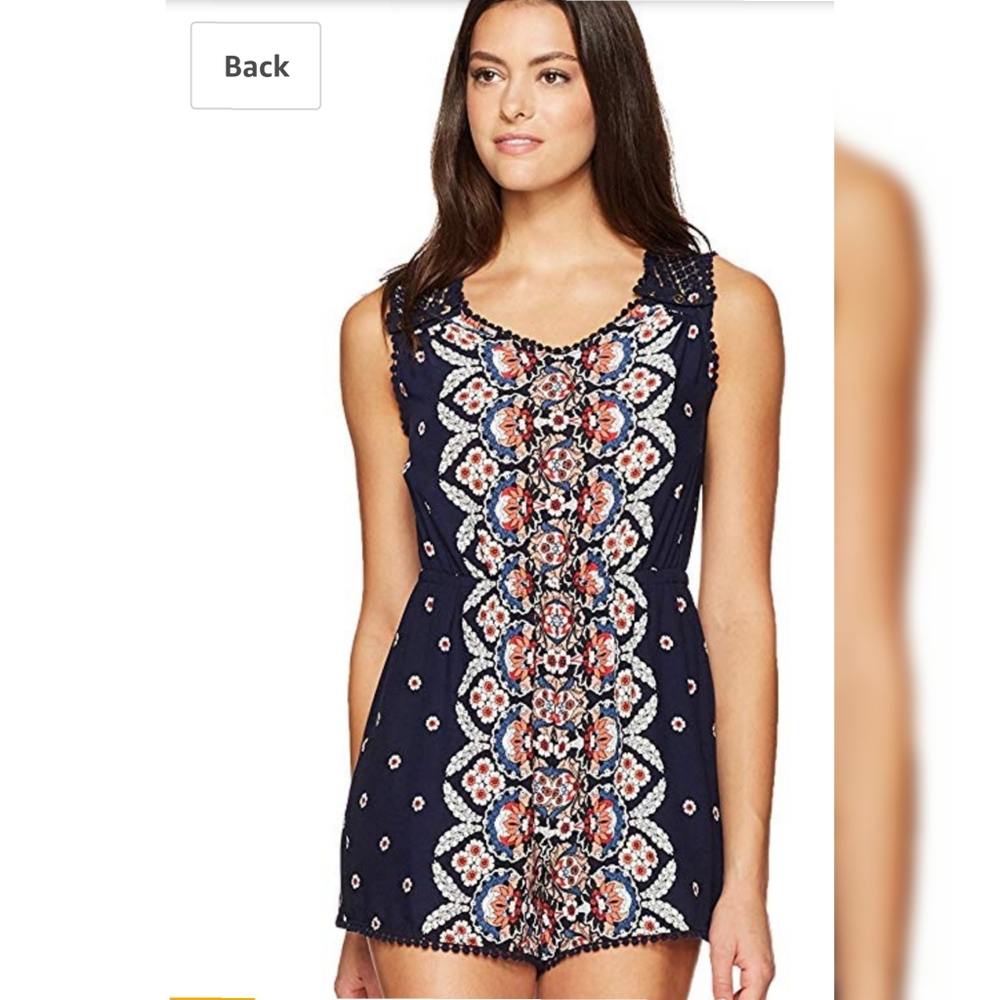 NWT Taylor & Sage, Skylar & Jade Boho Romper Sz. L